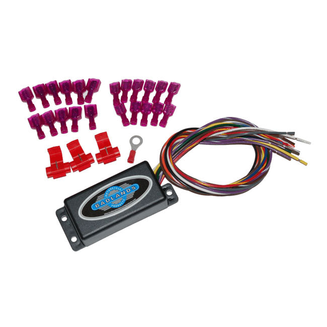 Badlands Illuminator Pro-Iii. Run-Brake-Turn Module – 1973–1990 H-D and Customs without Turn…