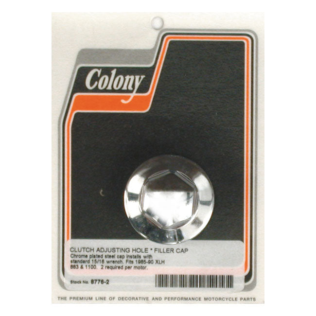 Colony Prim Oil Fill & Clutch Adj. Plug – 1986–1990 XL Sportster