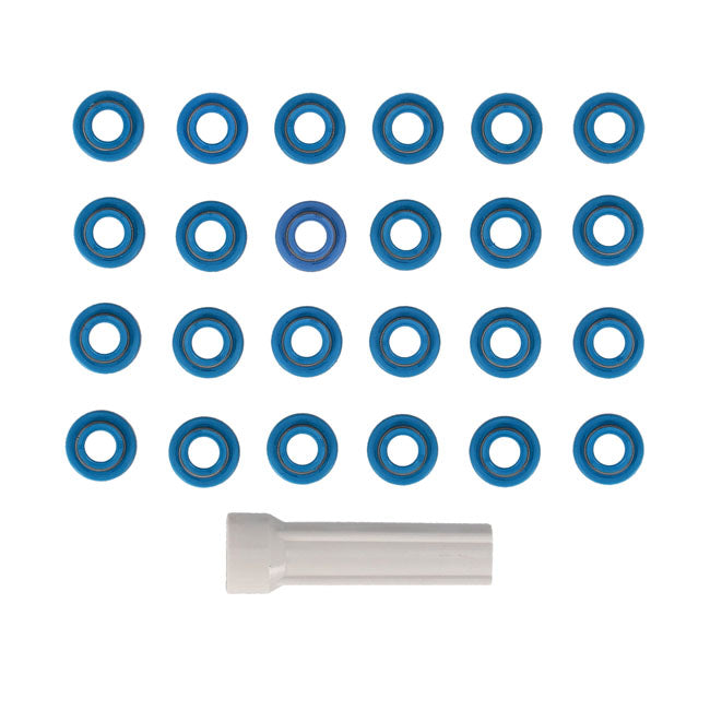 Manley Valve Guide Seal Set. Viton (24) – L1981–1984 1340 Shovel Big Twin