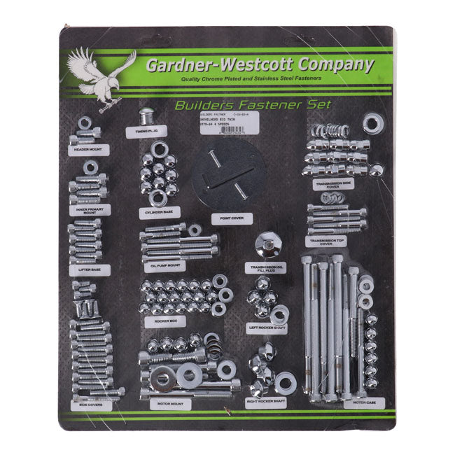 Gardner-Westcott Builders Fastener Set, Allen – 1979–1984 4-Speed SHOVEL