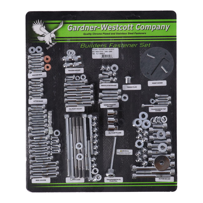 Gardner-Westcott Builders Fastener Set, Allen – 1991–1995 FXR; FLT/Touring