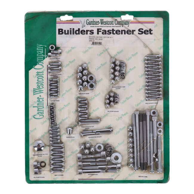 Gardner-Westcott Builders Fastener Set, Polish. Allen – 1948–1957 Panhead