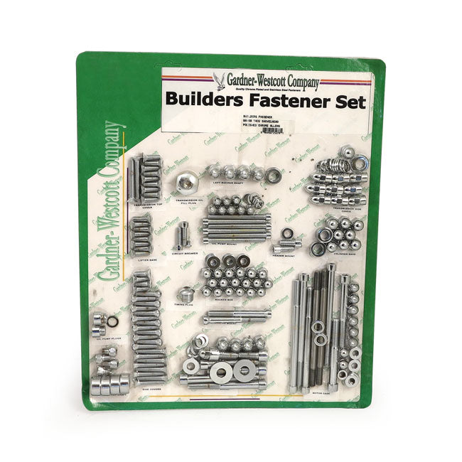 Gardner-Westcott Builders Fastener Set, Polish. Allen – 1966–1969 Early Shovel
