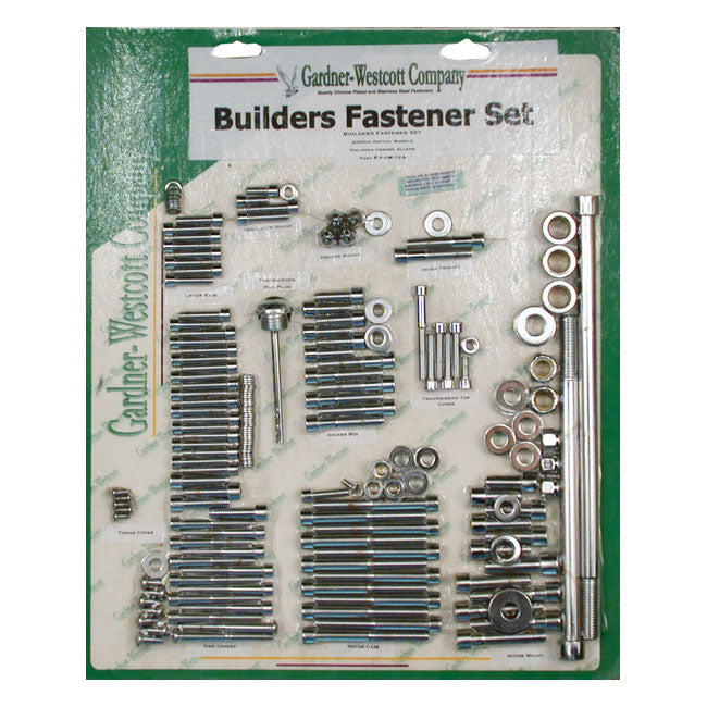Gardner-Westcott Builders Fastener Set, Polish. Allen – 2000–2006 Softail