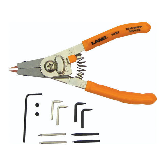 Lang Tools '' Quick Switch'' #1421 Small Retaining Ring Plier – Universal
