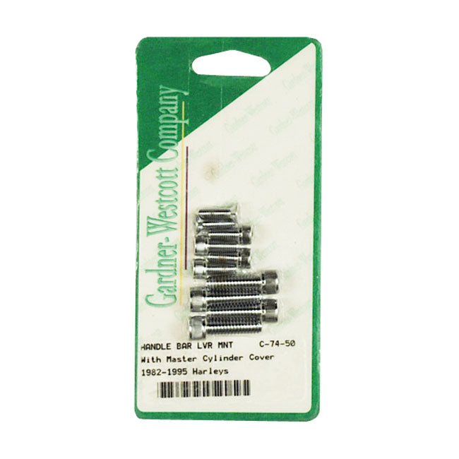 Gardner-Westcott Handlebar Control Screw Kit, Allen – 1982–1995 Big Twin; XL Sportster