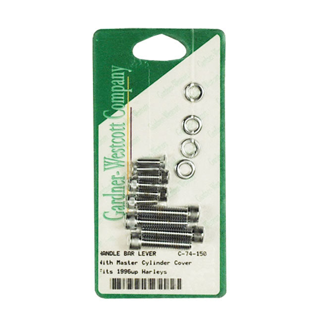 Gardner-Westcott Handlebar Control Screw Kit, Allen – 1996–2017 Softail; Dyna; 1996–2007…