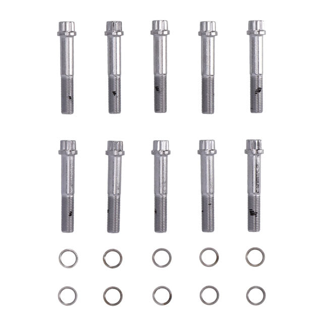 S&S 12-Point Head Bolt Kit. Zinc – 1948–1984 Big Twin