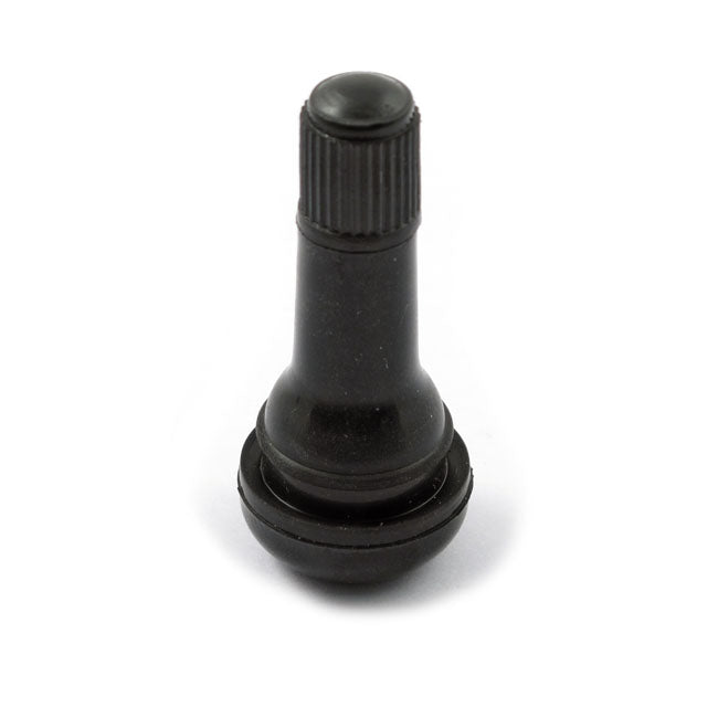 MCS Press-In Tubeless Valve Stem. Plastic Black Cap – Most Touring Models & V-Rod