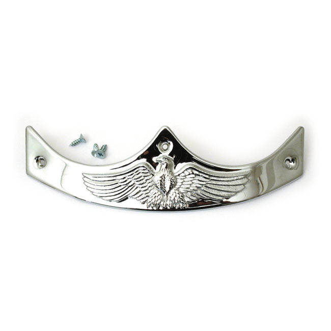 MCS Front Fender Tip, Eagle Embossed. Chrome – FL Models