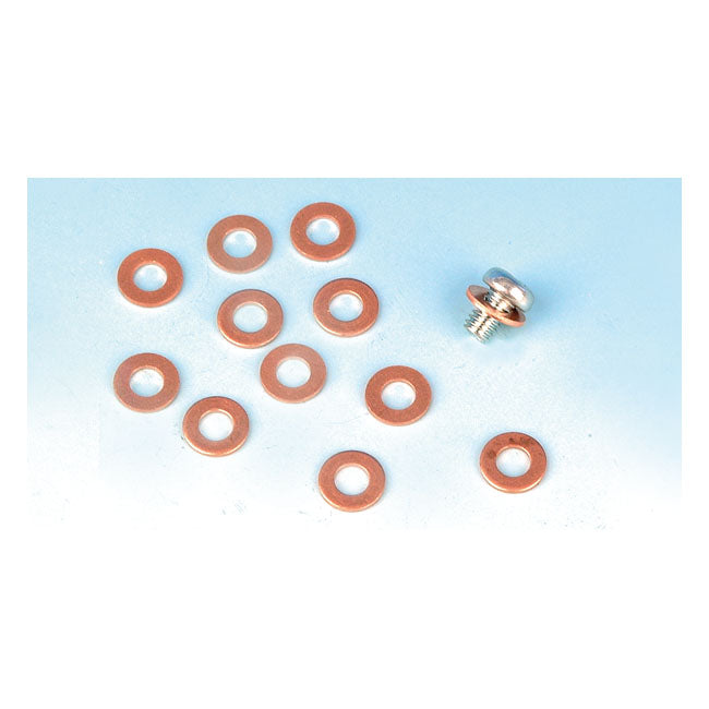 James Gaskets Seal Washer Fork Drain Screw – 1975–1999 XL Sportster; 1976–1986 FX…