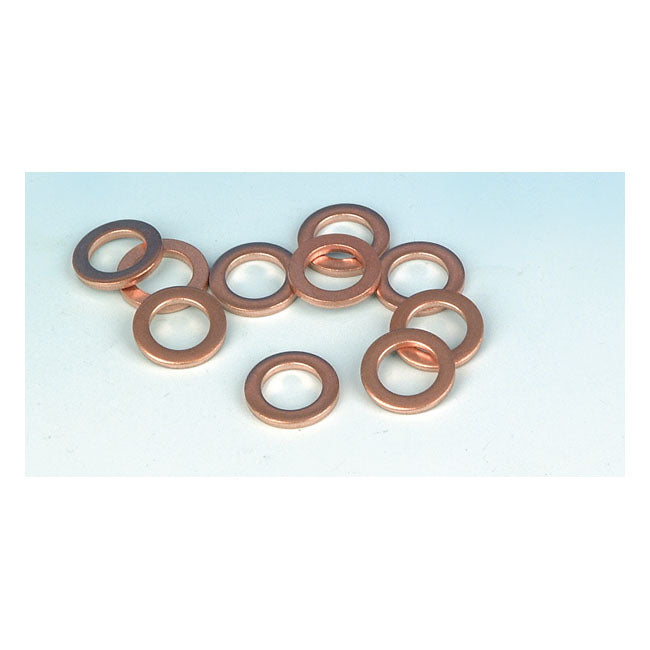 James Gaskets Copper Seal Washer Fork Drain Screw – 1975–1999 XL Sportster; 1976–1986 FX…
