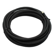 MCS Braided Hose 1/4" (6mm). Black Nylon