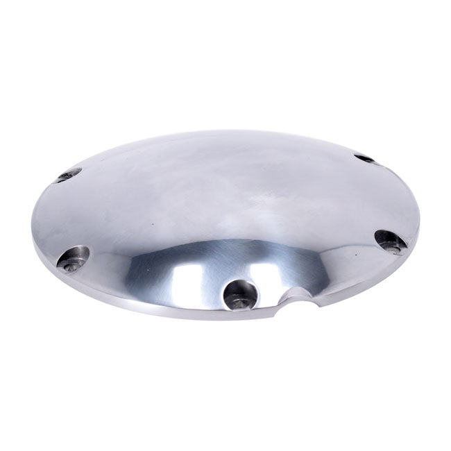 MCS Derby Cover, OEM Style Domed. Polished – OEM 37760-04 – 2004–2022 XL Sportster; 2008–2012 XR1200