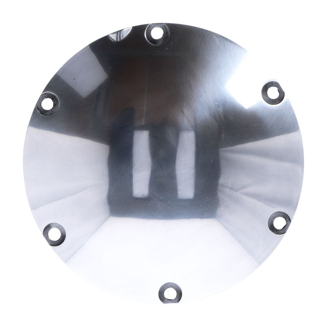 MCS Derby Cover, OEM Style Domed. Polished – OEM 37760-04 – 2004–2022 XL Sportster; 2008–2012 XR1200