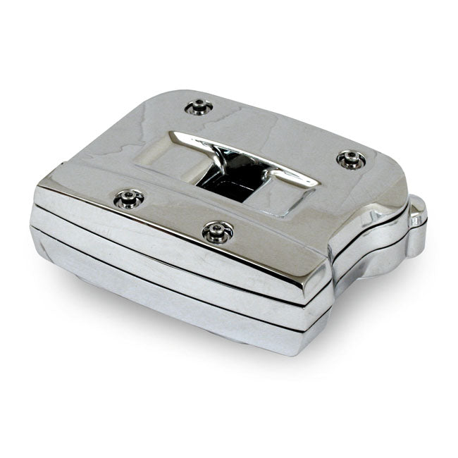 MCS Evo B.T. Rocker Cover Kit (1 Cyl.). Chrome – 1984–1999 Evo Big Twin