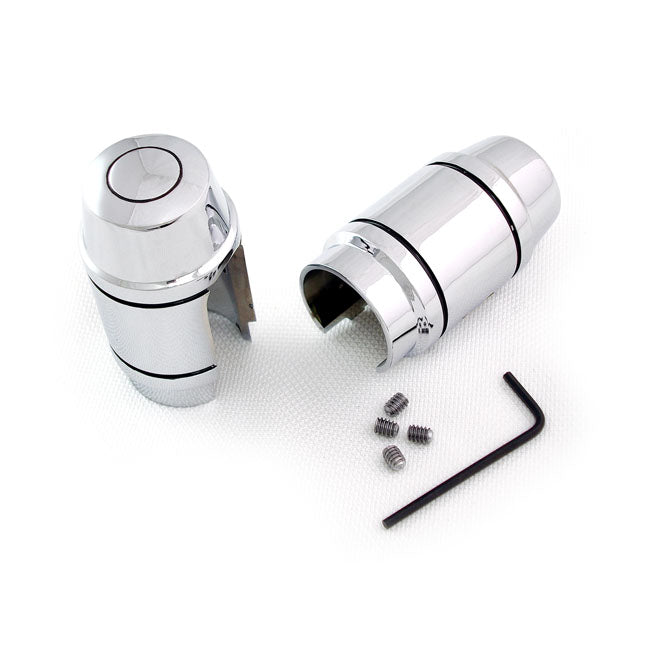 MCS Shock Stud Cover Kit. Chrome – 1991–1999 Dyna