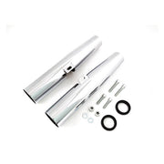 MCS Fork Shrouds for 39mm Forks. Chrome – 2004–2015 XL Sportster