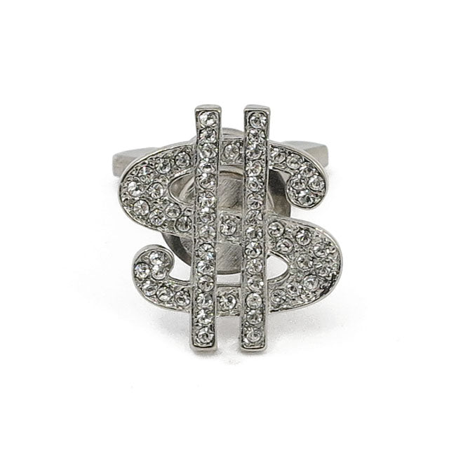 MCS License Plate Mount Kit US Dollar. Chrome/Diamonds