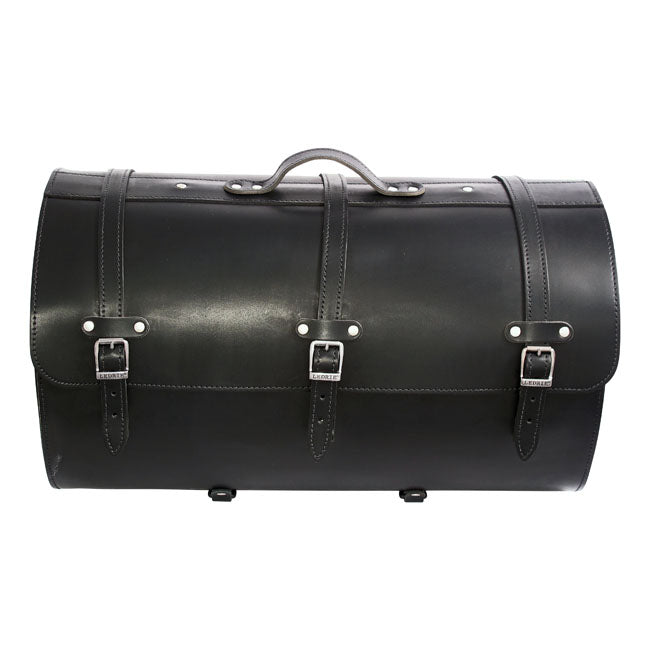 MCS Motorcycle Leather Suitcase. 67 Liter. Black – Universal