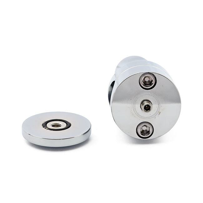MCS Talon Aluminum Riser Kit, 3" Rise. Chrome – For 1" (25.4mm) Handlebars