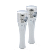 MCS Talon Aluminum Riser Kit, 6" Rise. Chrome – For 1" (25.4mm) Handlebars