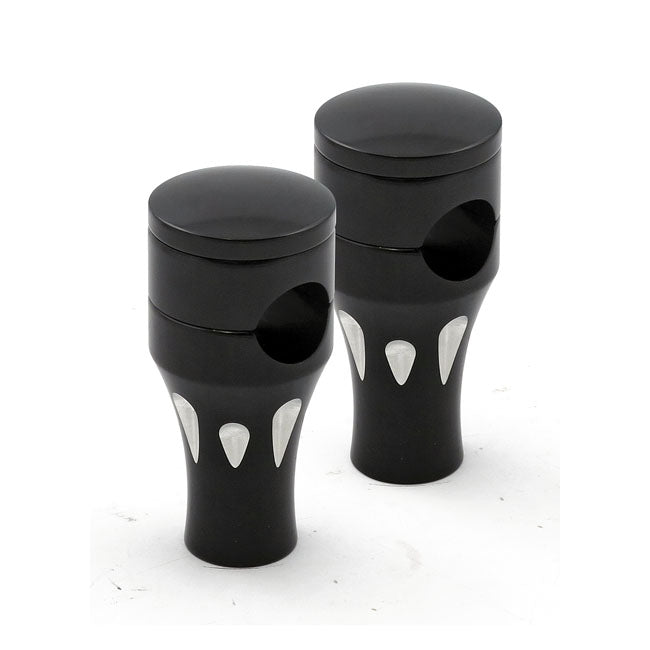 MCS Talon Aluminium Riser Kit, 3" Rise. Black – for 1" (25.4 mm) Handlebars