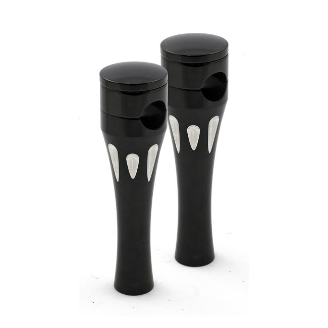 MCS Talon Aluminium Riser Kit, 6" Rise. Black – for 1" (25.4 mm) Handlebars