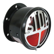 MCS Stop Taillight. Black. Red Lens – Universal
