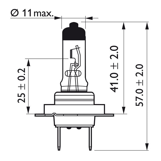Philips Cityvision Moto Headlamp Bulb H7