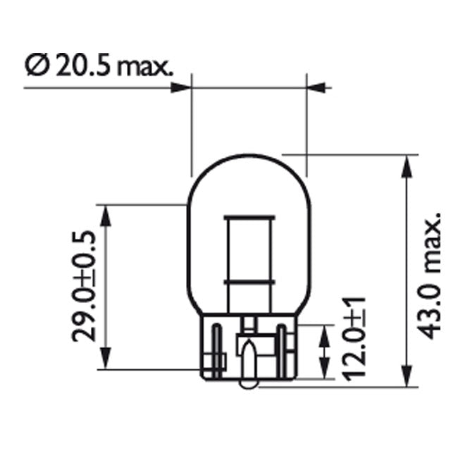 Philips Light Bulb Wy21w