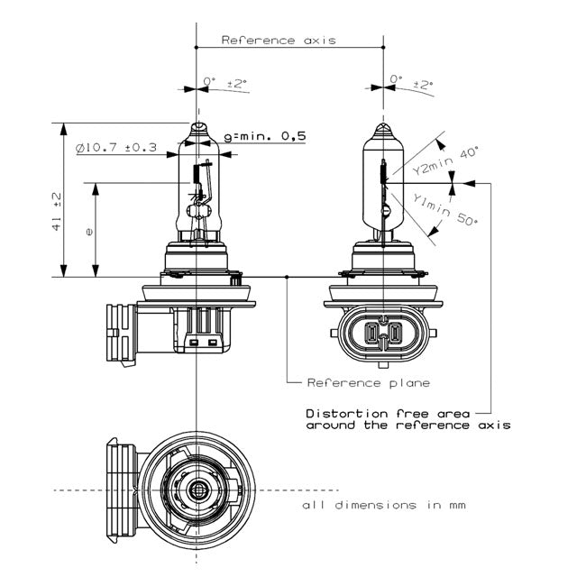 Philips Headlamp Bulb H9