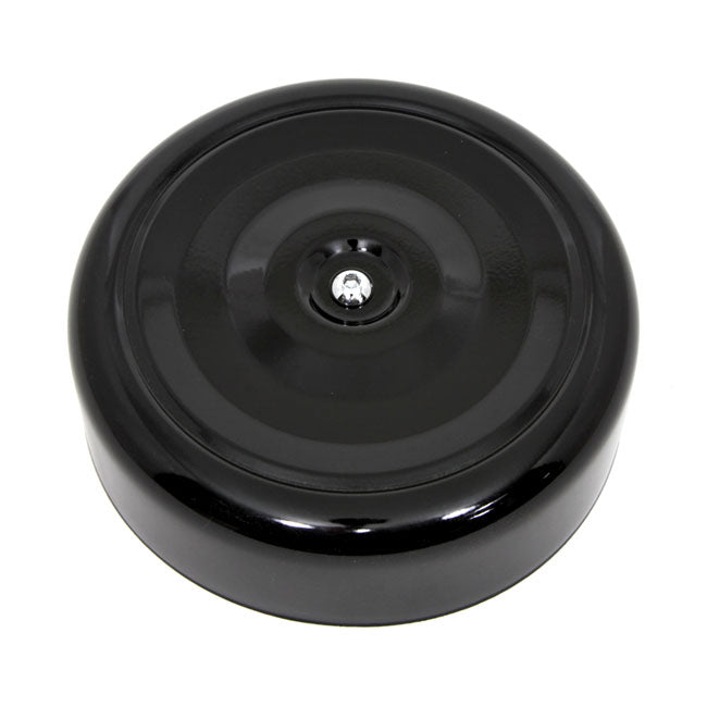 MCS Air Cleaner Cover, Bobber Style. 7" Diameter. Black – 1966–1989 Big Twin; 1966–1987 XL…
