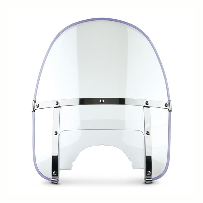 National Cycle Beaded Heavy Duty™ Windshield - Clear for 1960-1984 FL/H; 1987-1993 FLHS