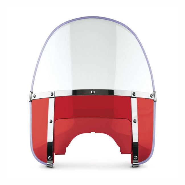National Cycle Beaded Heavy Duty™ Windshield - Red for 1960-1984 FL/H; 1987-1993 FLHS