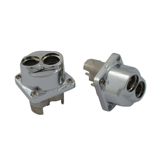 MCS 84-99 Tappet Block Set Front/Rear. Chrome – 1984–1999 Evo Big Twin