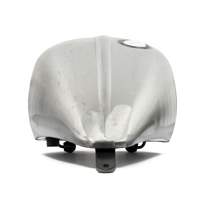 MCS Amen Style Ribbed Gas Tank, 2.35 Gallon – 2000–2005 Softail Carburetor Models