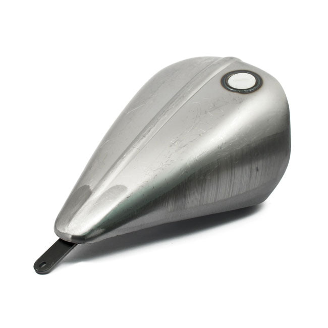 MCS Amen Style Ribbed Gas Tank, 2.35 Gallon – 2000–2005 Softail Carburetor Models