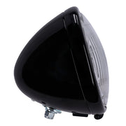 MCS 6-1/2" Springer Headlamp Assembly. 12V. Black – 1936–1954 H-D with Springer Forks. With…