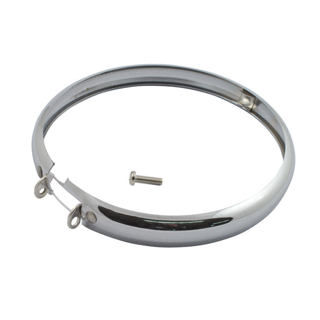 MCS Replacement Springer Headlamp Trim Ring. Chrome – 1936–1954 H-D with Springer Forks &…