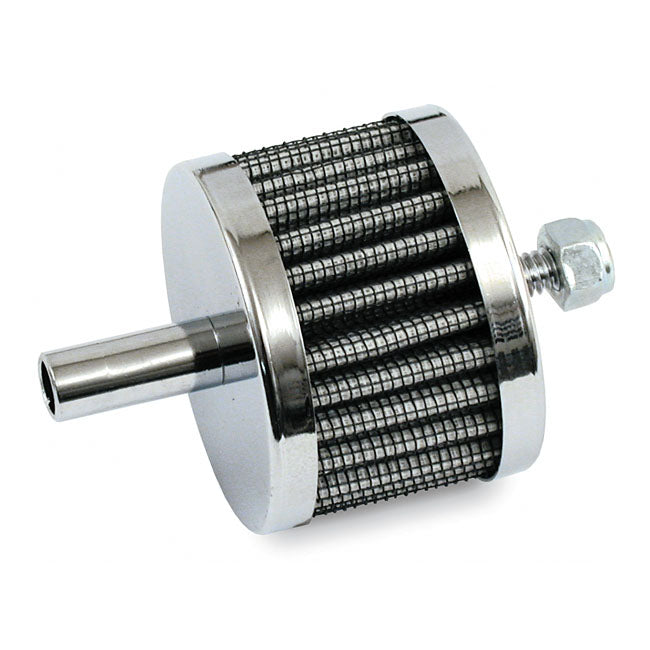 K&N Crankcase Breather Filter. Male 3/8" Connector – 3/8" Hoses