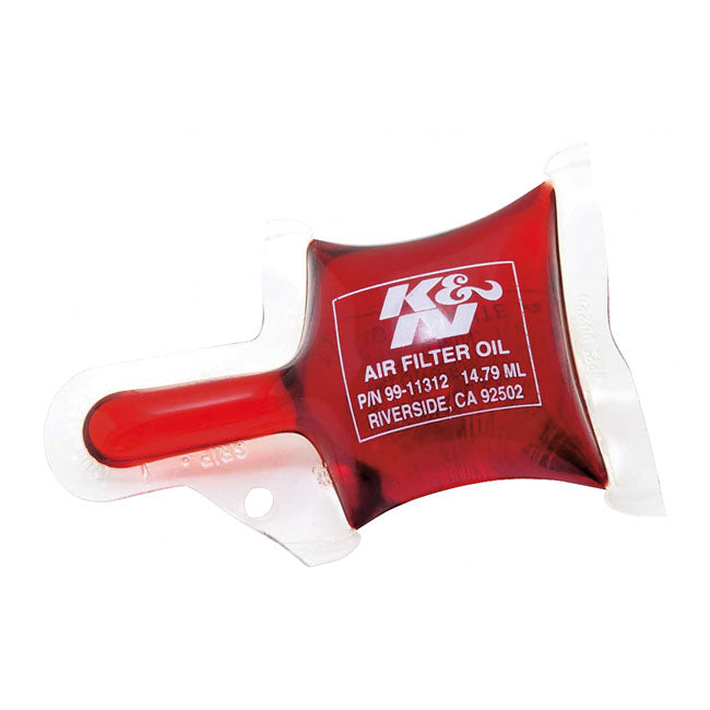 K&N Air Filter Oil. 1/2-Oz Pillow Pack