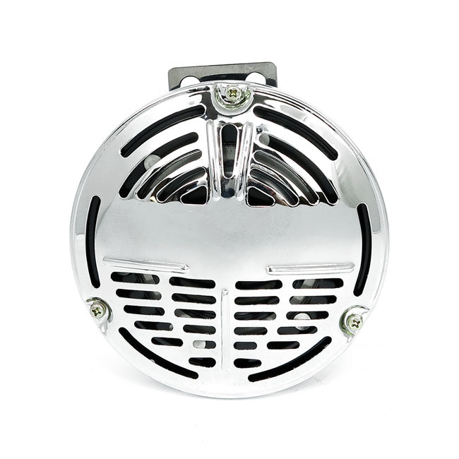 MCS OEM Style 5-1/2" Springer Horn. Chrome. 12-Volt – OEM 69005-85T