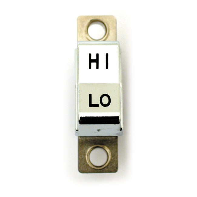 MCS Handlebar Rocker Switch, Hi/Low. Chrome – 1972–1981 H-D