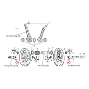 MCS Woodruff Keys – 52-E81 K; XL Sportster; 12-E81 Big Twin…