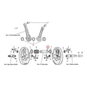 MCS Woodruff Keys, Crankpin – 52-E81 K; XL Sportster; 30-E81 Big Twin…