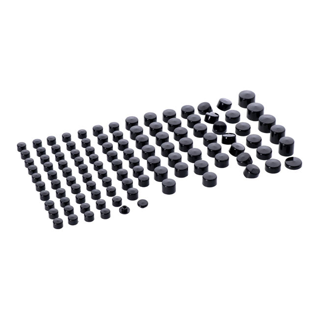 MCS Smoothtopps, Push-On Cover Set (111pc). Black – 2009–2013 FLT/Touring; Trike