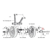 MCS Woodruff Keys – 54-E75; 1987–1989 Big Twin: Pinion Gear…