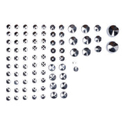 MCS Smoothtopps, Push-on Cover Set (81Pc). Chrome – 2007–2017 Softail