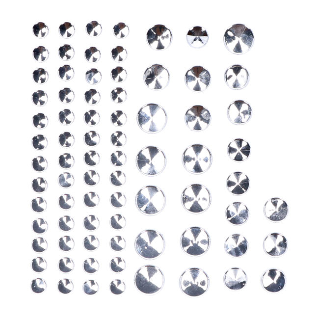 MCS Smoothtopps, Push-on Cover Set (77Pc). Chrome – 2004–2022 XL Sportster